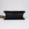 Chanel Black Quilted Lambskin Small Boy Flap Bag with Aged Gold Hardware A67085