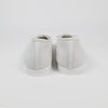 Chanel White Lambskin Red Patent CC Cap Toe Bow Ballet Flats EU 36