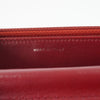 CHANEL Red/Maroon Camellia Embossed Lambskin WOC Silver HW w/ Zeko's COA