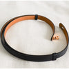 Hermès Kelly 18 Belt Black Epsom Leather Rose Gold Hardware U 2022