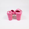 Chanel Pink Mesh with Suede Cap Toe Slingback Pumps EU 36