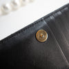 Chanel Black Quilted Calfskin Maxi Pearls Clutch with Chain Light Gold HW SC-AP1839