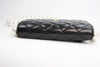 Chanel Black Quilted Calfskin Maxi Pearls Clutch with Chain Light Gold HW SC-AP1839