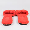 Hermès Limited Edition Orange Shearling Teddy Oran Sandals Size 36