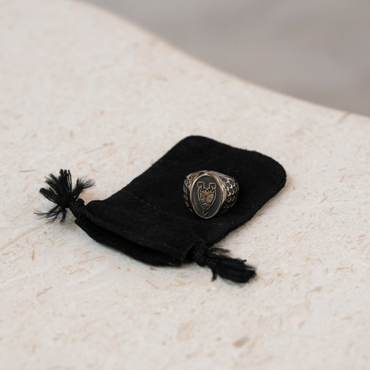 Chrome Hearts PPO Cameo Silver Ring