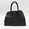 The Row Soft Margaux 12 Black Matte Grained Calfskin PHW