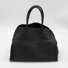 The Row Soft Margaux 12 Black Matte Grained Calfskin PHW