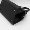 The Row Soft Margaux 12 Black Matte Grained Calfskin PHW