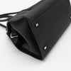 The Row Soft Margaux 12 Black Matte Grained Calfskin PHW