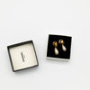 CHANEL Vintage Gold-Plated CC Faux Pearl Drop Clip-On Earrings 1993