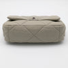 CHANEL 19 Medium 22C Light Gray Lambskin Quilted Mixed HW