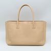 CHANEL Beige Clair Caviar Executive Cerf Tote Medium GHW