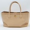 CHANEL Beige Clair Caviar Executive Cerf Tote Medium GHW