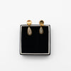 CHANEL Vintage Gold-Plated CC Faux Pearl Drop Clip-On Earrings 1993