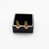 CHANEL Vintage Gold-Plated CC Faux Pearl Drop Clip-On Earrings 1993