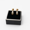 CHANEL Vintage Gold-Plated CC Faux Pearl Drop Clip-On Earrings 1993