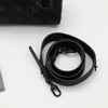 Christian Dior Black Ultramatte Small Lady Dior My ABCDior Bag