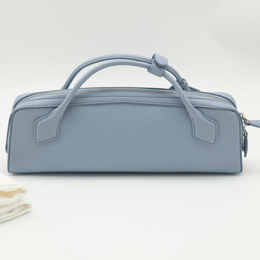 Alaïa Le Teckel Top Handle Clutch Bleu Delave