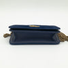 Gucci Velvet GG Marmont Mini Chain Flap Bag Blue