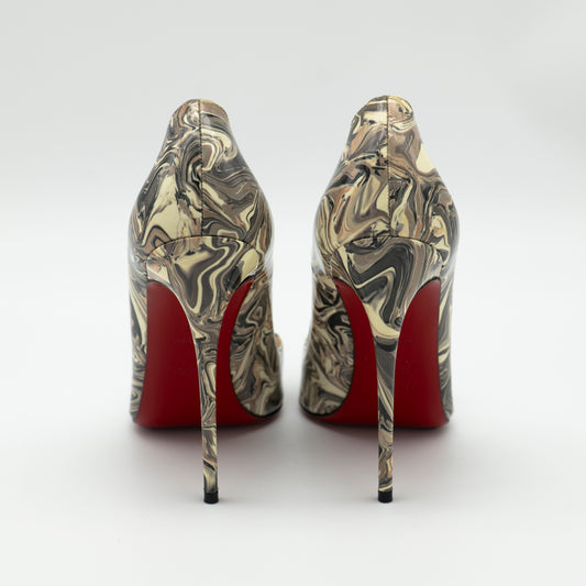 Christian Louboutin Marble Swirl So Kate 120 Pumps Size 37