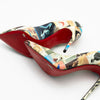 Christian Louboutin Collage Print Pigalle Follies 120 Pumps Size 36.5