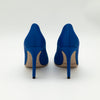 Jimmy Choo Blue Satin Crystal Embellished Manda Pumps Size 36