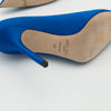 Jimmy Choo Blue Satin Crystal Embellished Manda Pumps Size 36