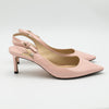 Jimmy Choo Erin 60 Rosewater Patent Slingback Pumps Size 36