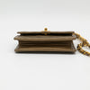 CHANEL Vintage Metallic Gold Extra-Mini Half Flap Bag Lambskin 24K GHW
