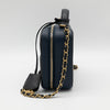 CHANEL Medium Filigree Vanity Case Navy/Black
