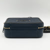 CHANEL Medium Filigree Vanity Case Navy/Black