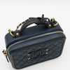 CHANEL Medium Filigree Vanity Case Navy/Black