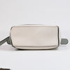 Loewe Mini Puzzle Leather Shoulder Bag White/Ash Grey/Marble Green