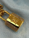 Louis Vuitton Lock & Key Pendant Necklace