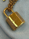 Louis Vuitton Lock & Key Pendant Necklace