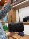 CHANEL Vintage 1994-1996 Chocolate Lambskin Quilted Diana Flap Bag