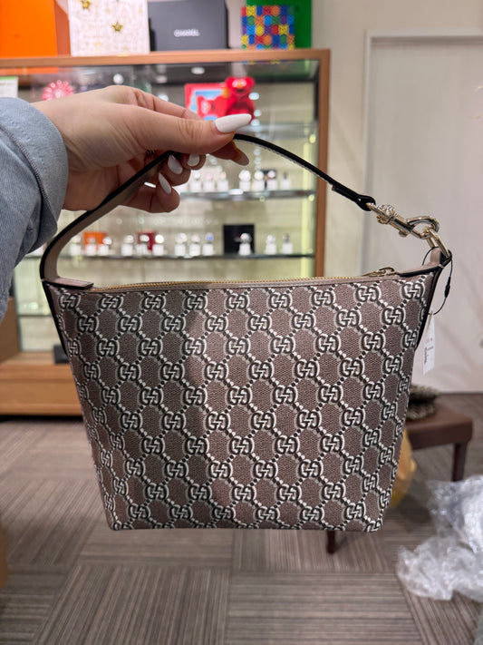 Gucci GG Shadow Monogram Super Mini Ophidia Hobo Bag