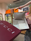 Gucci GG Shadow Monogram Super Mini Ophidia Hobo Bag