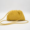 Bottega Veneta The Pouch Mini Intrecciato Nappa Yellow