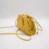 Bottega Veneta The Pouch Mini Intrecciato Nappa Yellow