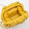 Bottega Veneta The Pouch Mini Intrecciato Nappa Yellow