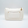 CHANEL White Lambskin Puffy Diana Flap Bag