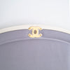 CHANEL White Lambskin Puffy Diana Flap Bag