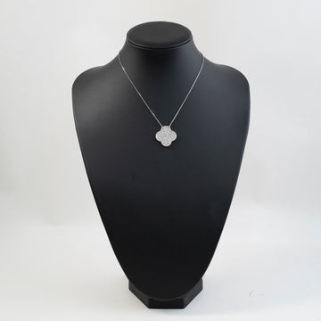 Van Cleef & Arpels Magic Alhambra Pendant Necklace 18K White Gold and Diamonds