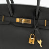 NEW Hermès Birkin 30 Black Togo Leather Gold Hardware