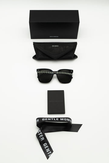 Gentle Monster Her 01 Unisex Square Sunglasses Full Set
