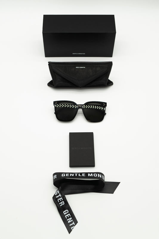 Gentle Monster Her 01 Unisex Square Sunglasses Full Set