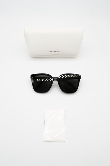 Gentle Monster Rick 01 Black Square Sunglasses