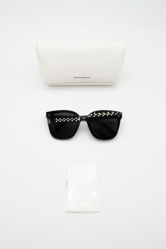 Gentle Monster Rick 01 Black Square Sunglasses