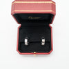 Cartier LOVE Hoop Earrings 2 Diamonds White Gold